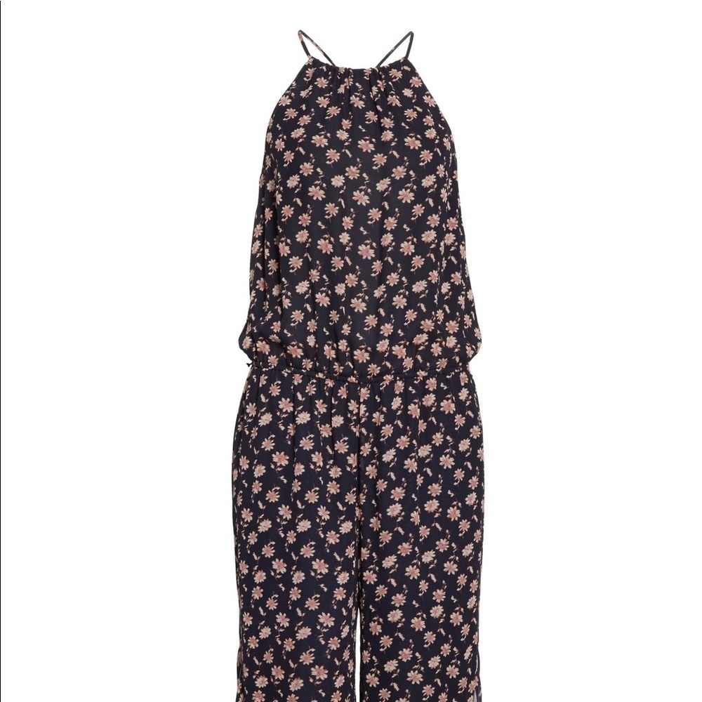 JOIE
Jael Floral-print Silk Jumpsuit In Midnight - Picture 7 of 9